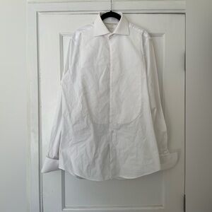 SuitSupply White Tuxedo Dress Shirt 40 15.75